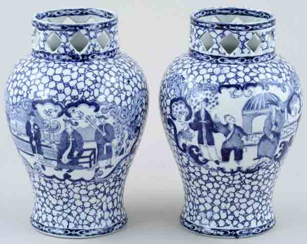 Vases pair of c1930s